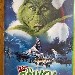 How the Grinch Stole Christmas Jim Carrey(VHS, 2001, Clamshell)